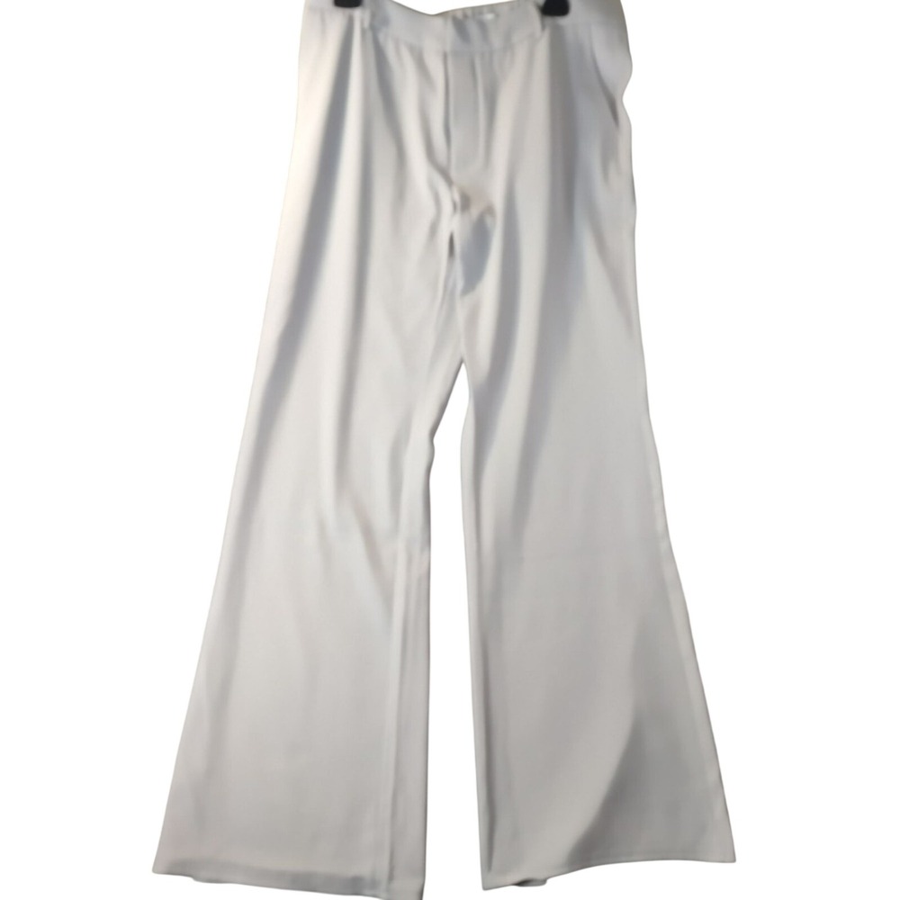 Area Stars Womens Wide Leg Trousers Light Grey Elastic Back Pants Size M NEW - Picture 1 of 11